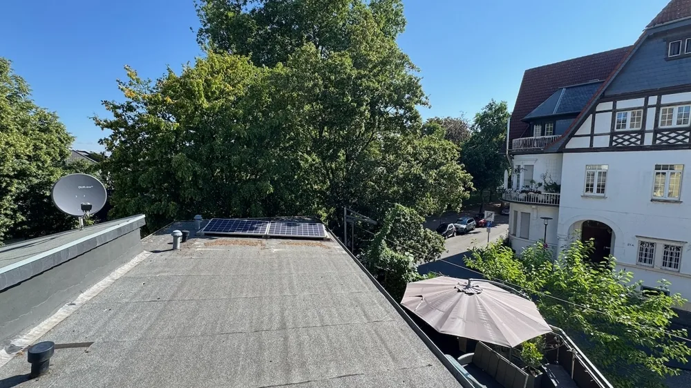 2. OG Blick auf das Dach