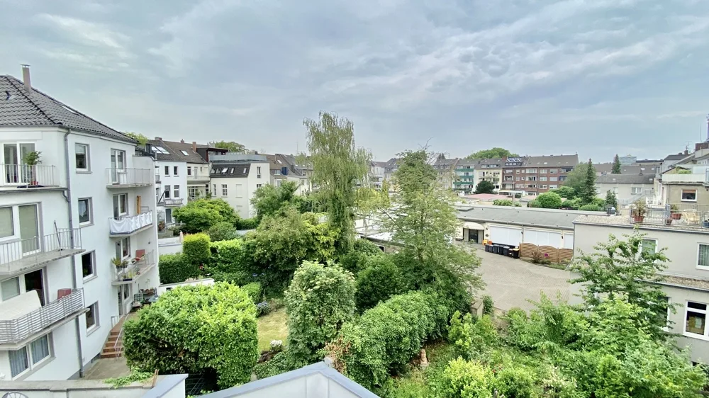 Blick nach hinten heraus