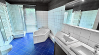 OG Badezimmer - BEZUGSFREIES ARCHITEKTENHAUS IN BEGEHRTER STADTWALDNÄHE – REICHLICH PLATZ FÜR DIE GRÖßERE FAMILIE
