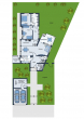 Grundriss-Skizze EG - BEZUGSFREIES ARCHITEKTENHAUS IN BEGEHRTER STADTWALDNÄHE – REICHLICH PLATZ FÜR DIE GRÖßERE FAMILIE