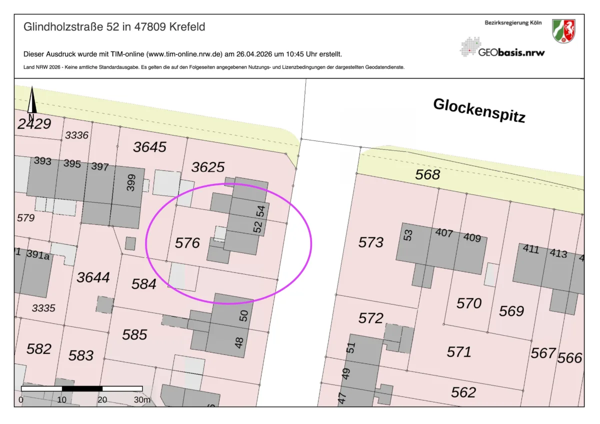 Lageplan markiert
