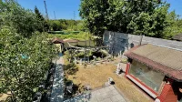Terrasse und Hausgarten