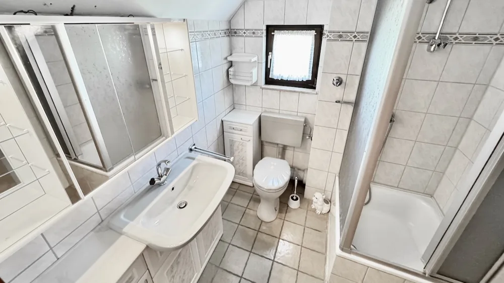 Duschbad der Einliegerwohnung