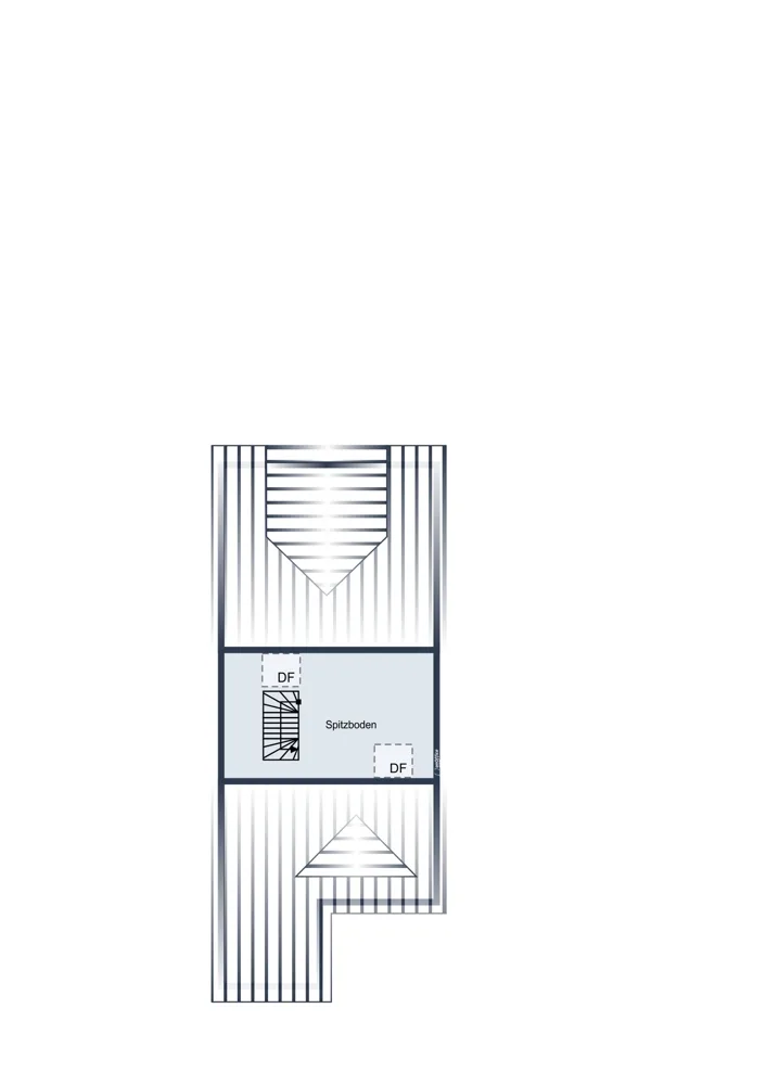 Grundriss-Skizze DG-Spitze